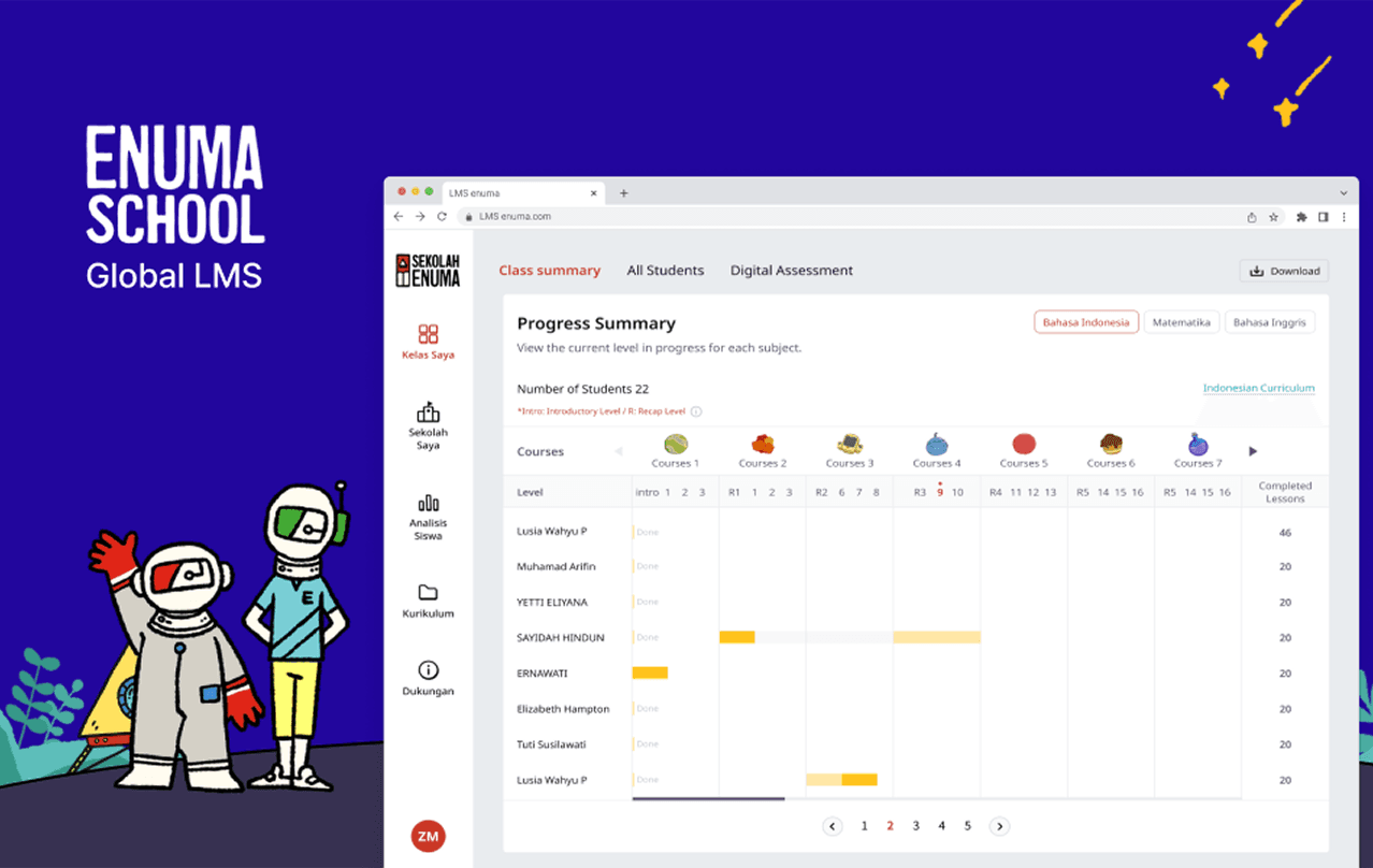 ENUMA School — 글로벌 LMS 3
